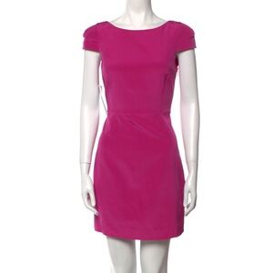 Tibi open back silk dress